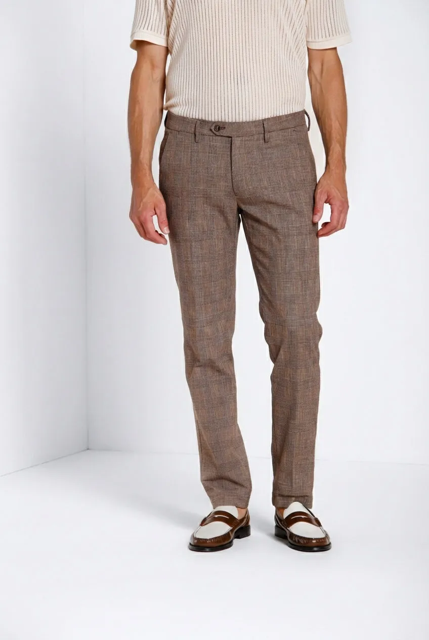 Mason's Torino City chino uomo galles slim testa di moro