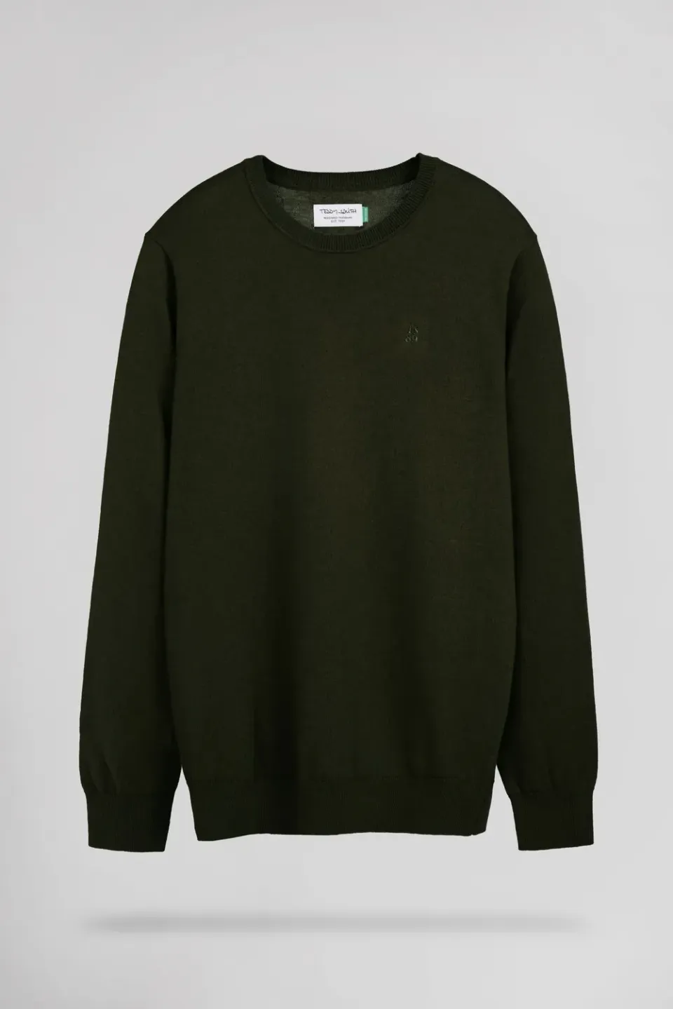 Teddy Smith P-Martino Pull Uomo Verde Kaki Slim