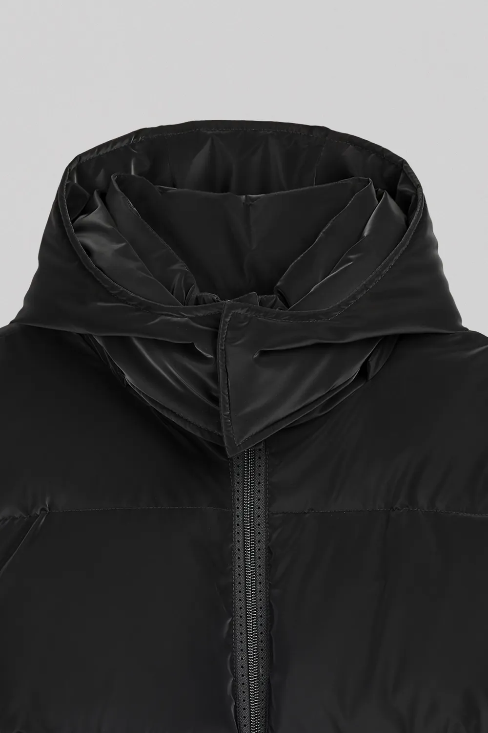Teddy Smith B-Puff JR piumino nero bambina con cappuccio
