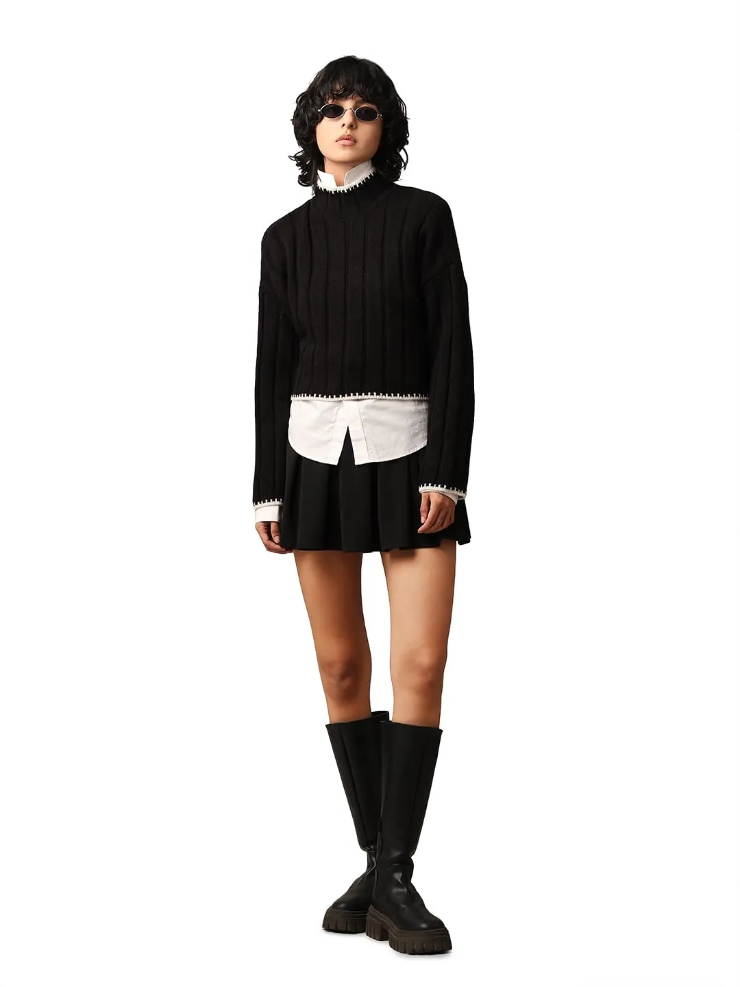 ONLY Onlchick pullover collo alto donna taglia M