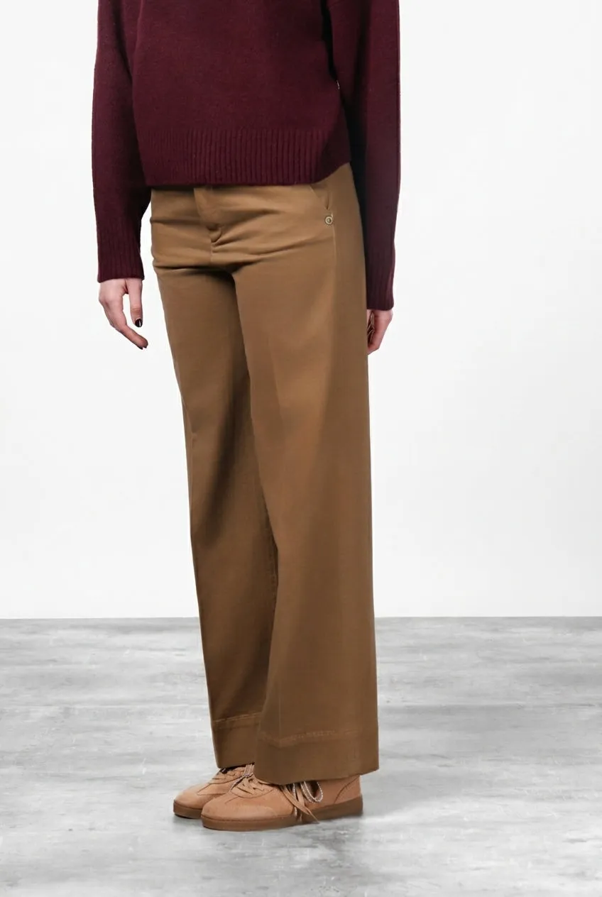 Mason's New York Studio chino donna tabacco straight