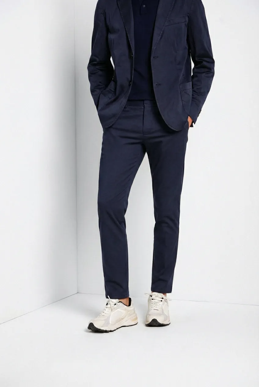 Mason's Milano Jogger Travel chino blu extra slim