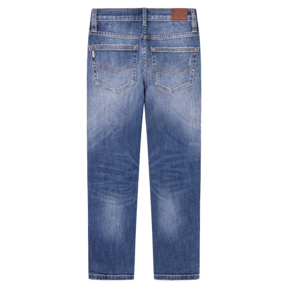 Pepe Jeans Cashed Repair Jr jeans bambino dritto