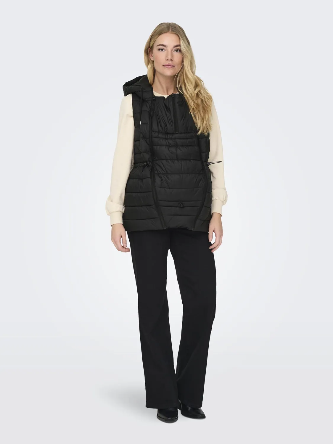 ONLY Maternity Olmmama gilet premaman trapuntato 3 in 1