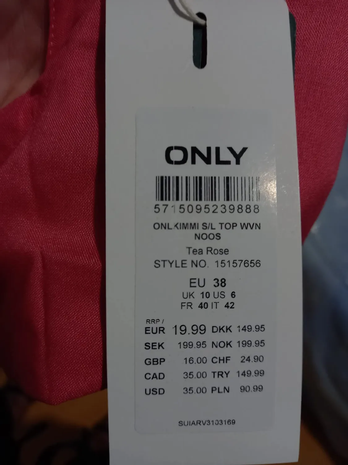Only Onlkimmi tank top donna 40 leggero