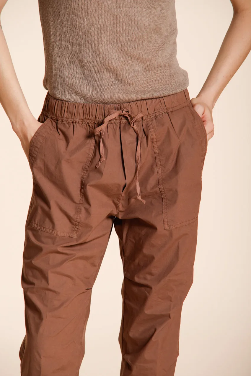 Mason's Fatique Jogger pantaloni cargo donna marrone chiaro