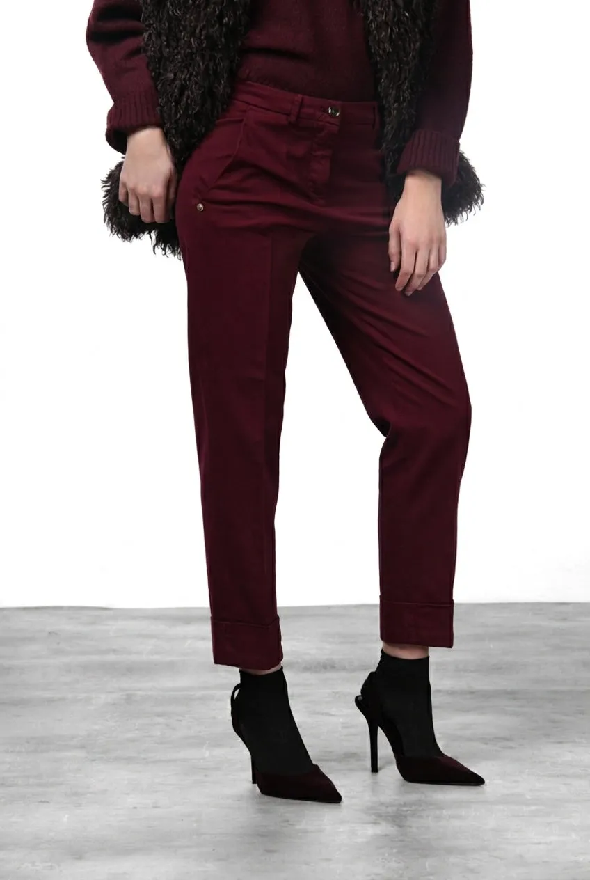 Mason's New York Carrot chino donna raso mosto cotone