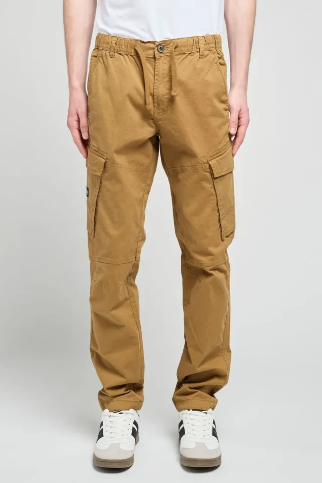 Teddy Smith P-Murray Cargo Pantalone uomo tabacco cotone