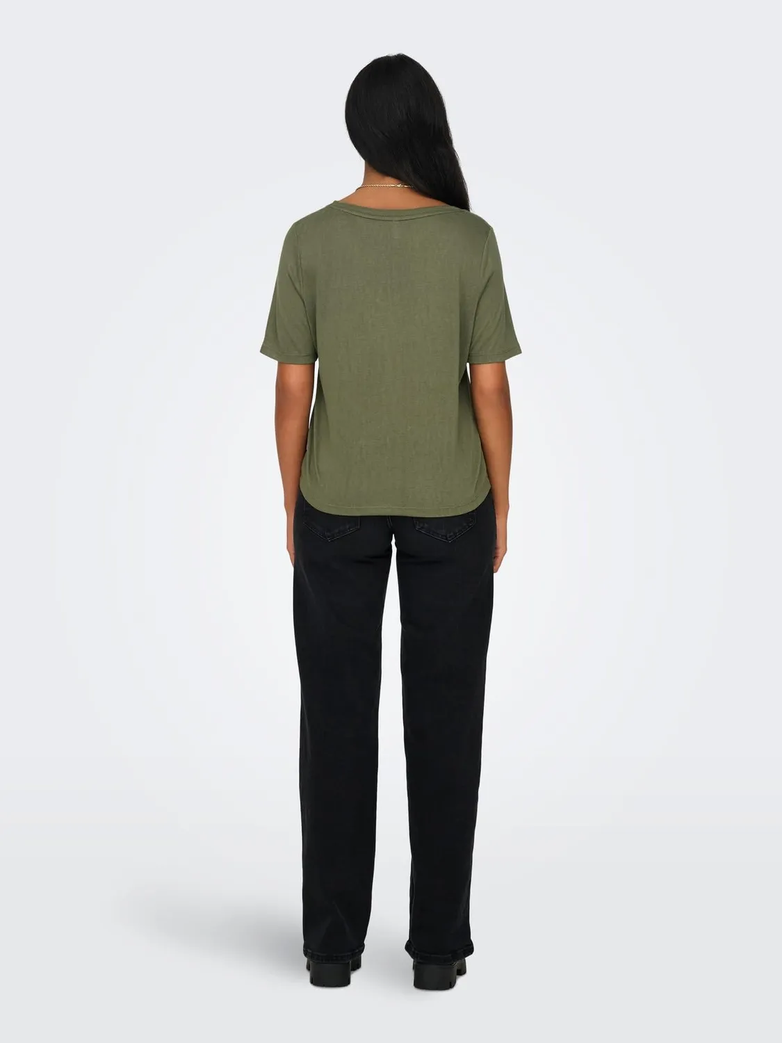 Only Onlelise t-shirt donna scollo V XL jersey