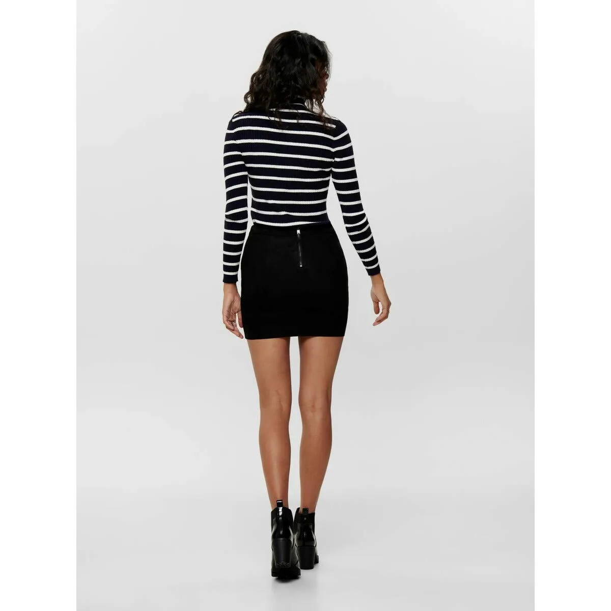 Only Onljulie Fauxsuede Skirt Otw Gonna Donna Nera