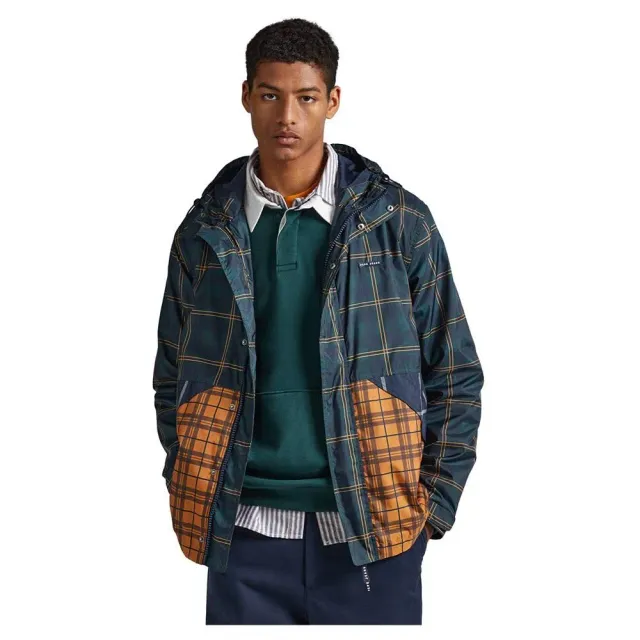 Pepe Jeans Benson Giacca a Vento Uomo L Impermeabile