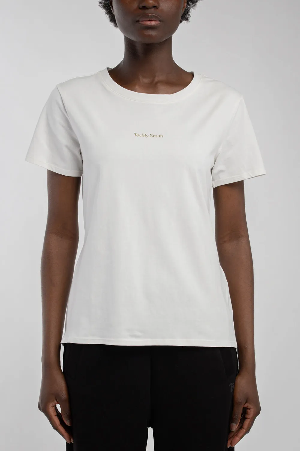 Teddy Smith T-Ribelle MC t-shirt bianco cotone
