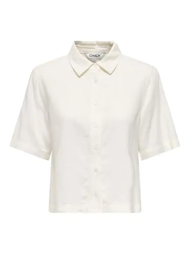 ONLY Cloud Dancer camicia S azzurra leggera