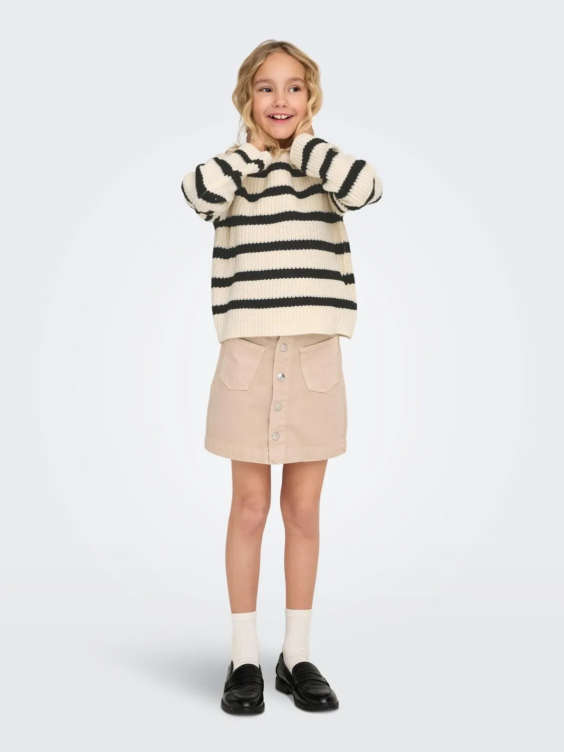 ONLY Kogjusty Maglione Bambina 146-152 Eggnog