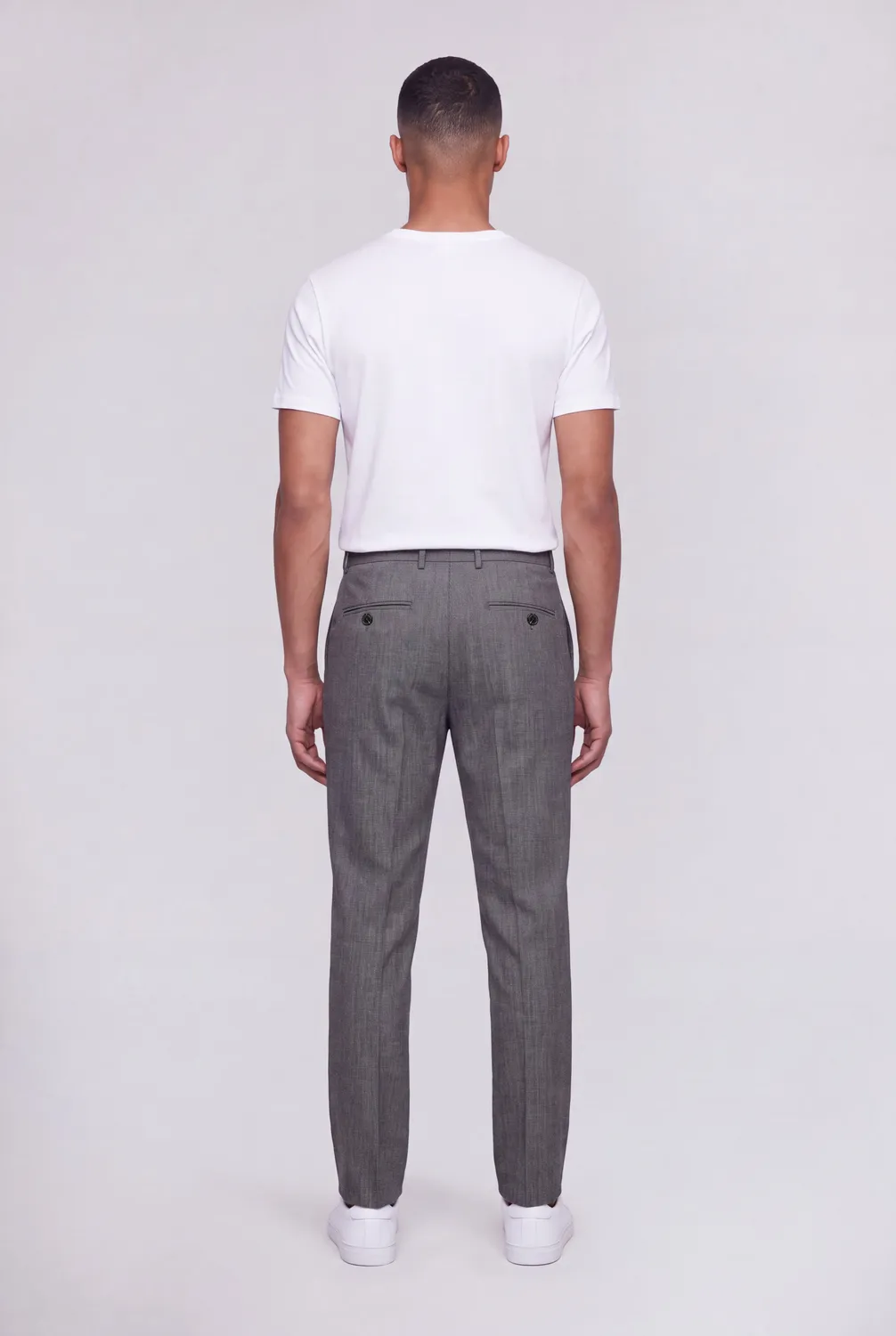 Teddy Smith P-Conrad pantaloni grigio chiné bistretch