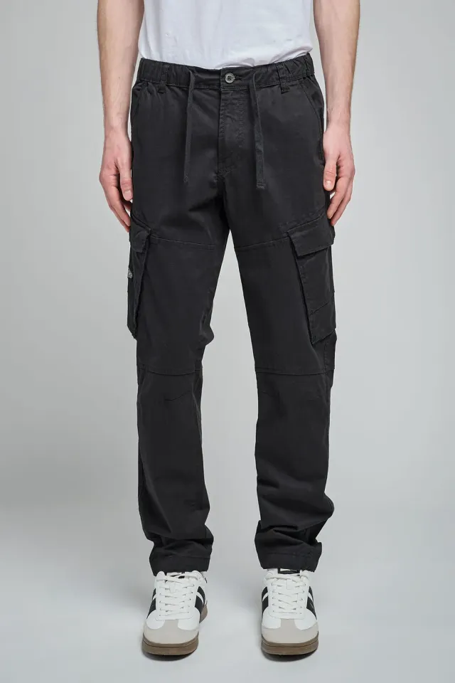Teddy Smith P-Murray Cargo pantalone carbone relaxed uomo