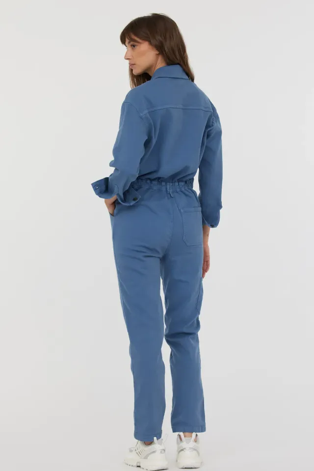 Acquaverde Dockers tuta Working Blue cotone stretch