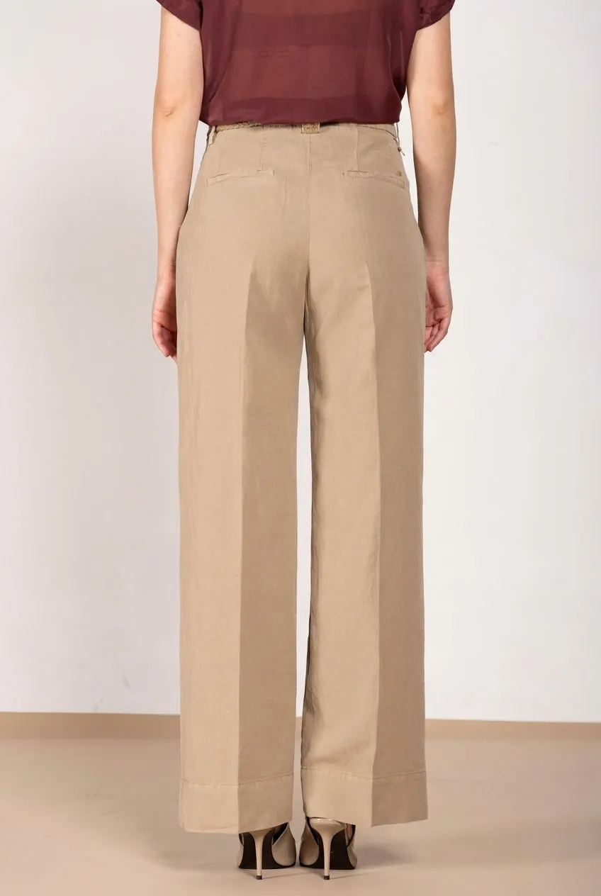 Mason's New York Studio chino donna lino beige straight