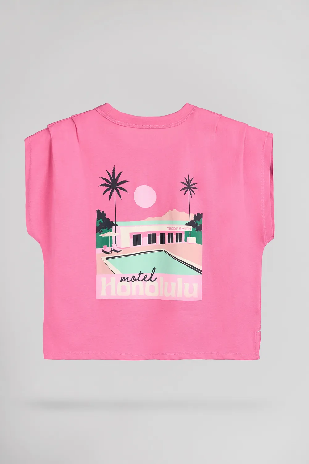 Teddy Smith T-Motel canotta bambina bubble pink
