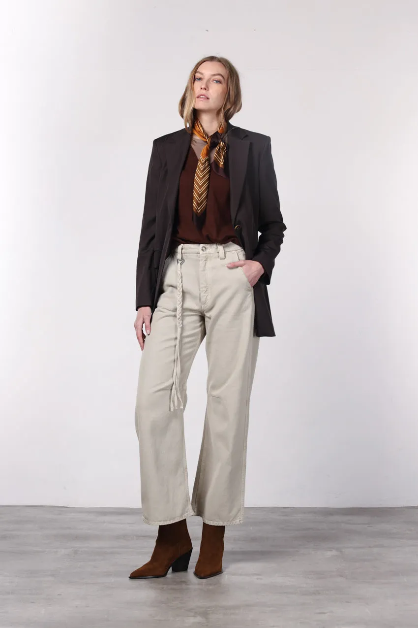 Mason's Valerie pantalone chino donna baloon ghiaccio