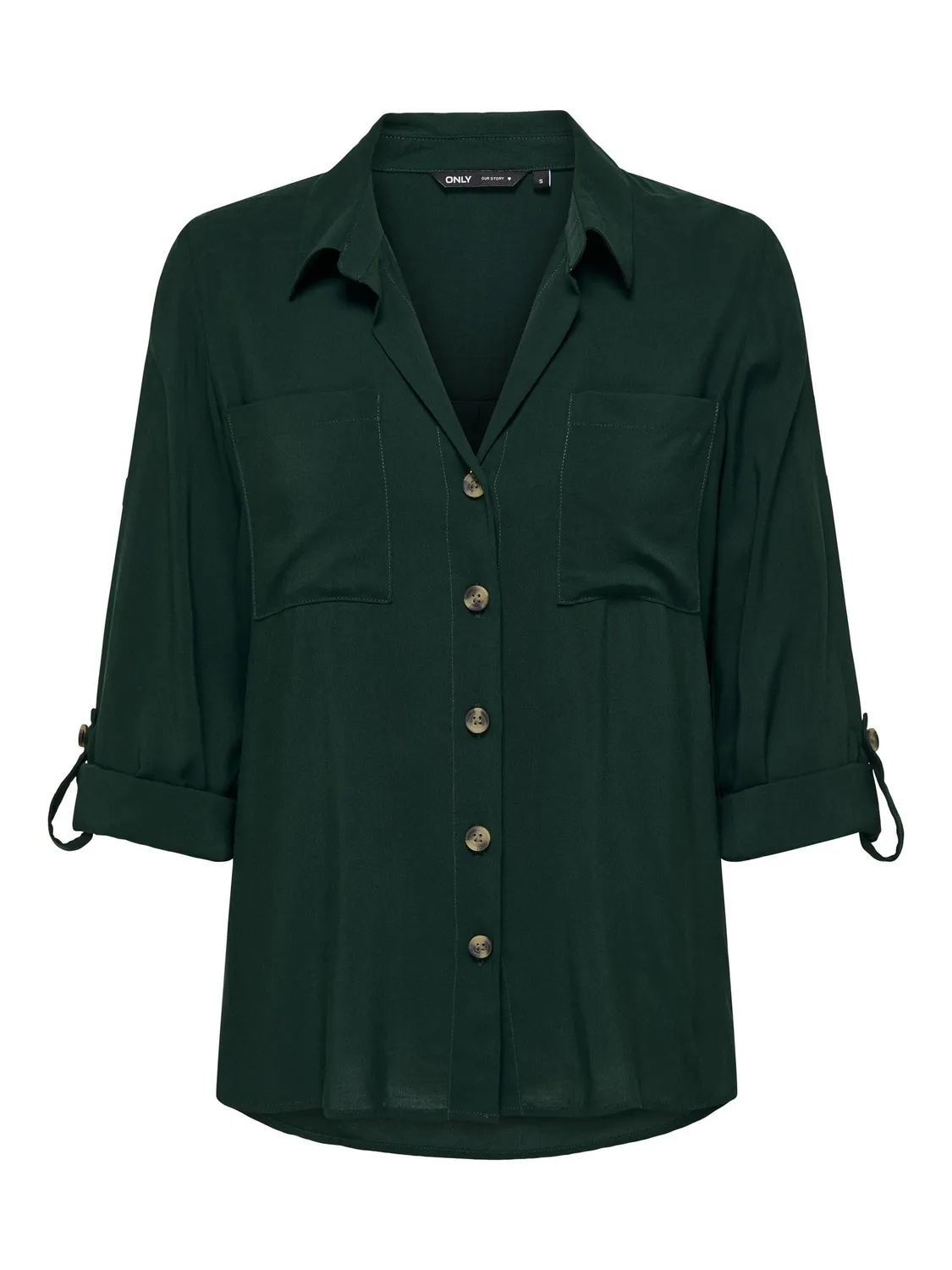 ONLY Asmin Camicia Donna M Maniche Lunghe Viscosa