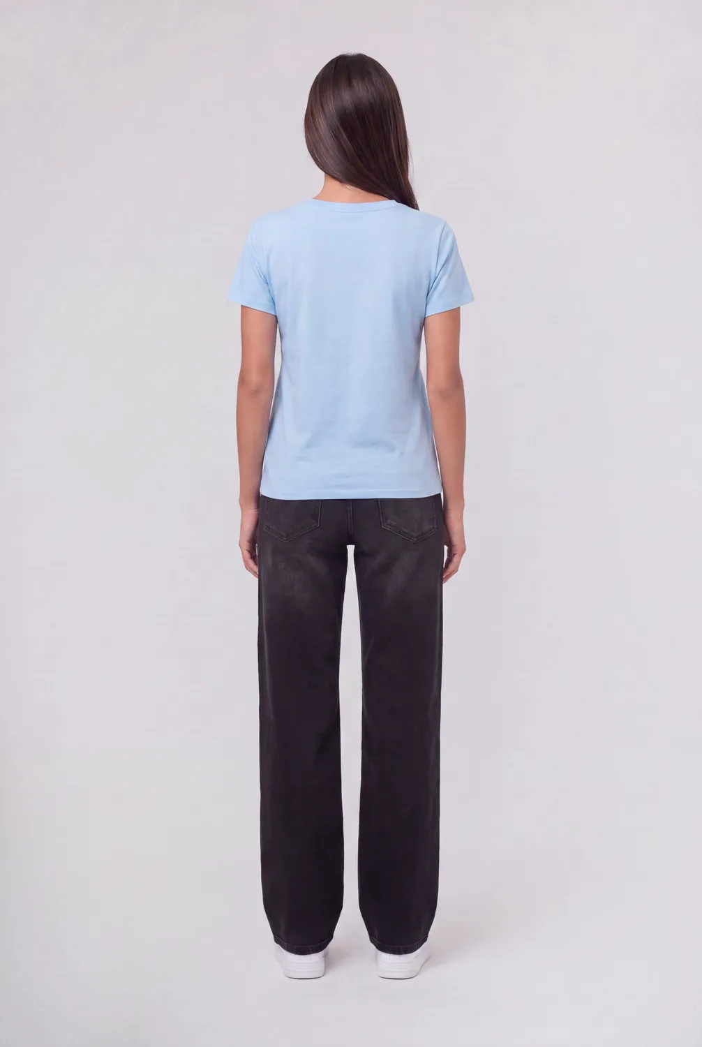 Teddy Smith T-Ribelle MC T-Shirt Donna Azzurro Cotone