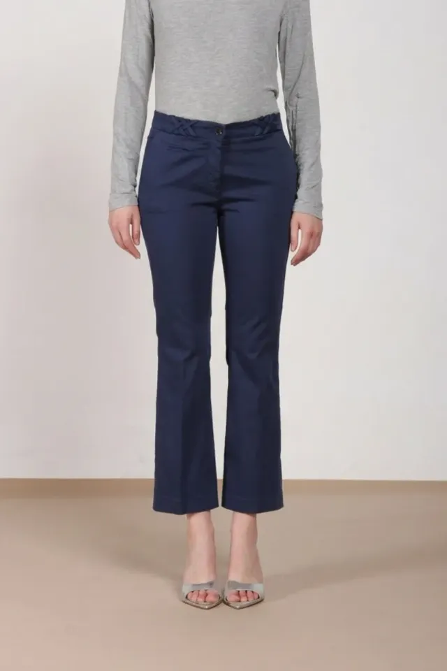 Mason's New York Trumpet chino donna blu royal slim fit
