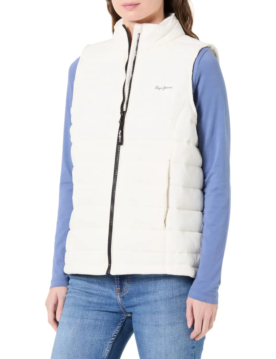Pepe Jeans Light Puffer Gilet Donna Imbottito