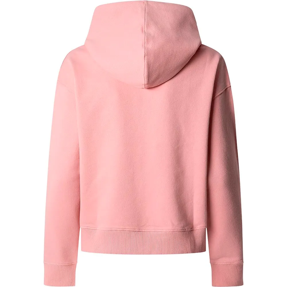 Pepe Jeans Maddy Hoodie Felpa Donna Rosa Lavato