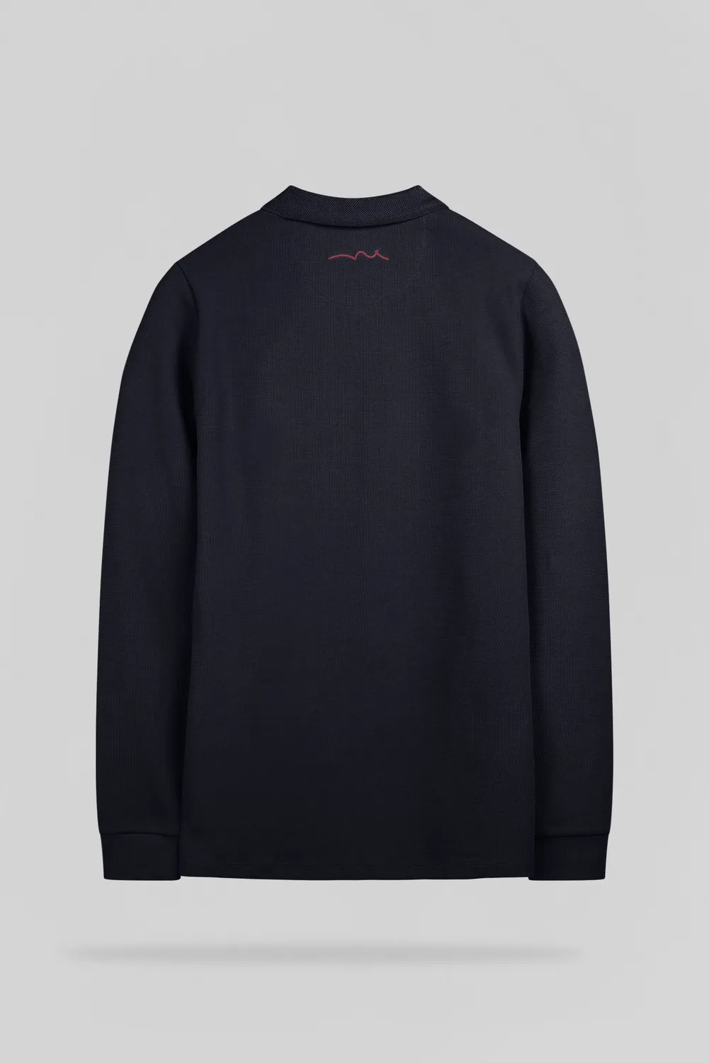 Teddy Smith P-Joel ML polo manica lunga blu navy cotone
