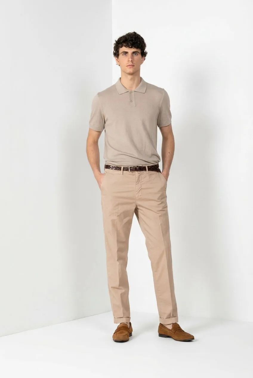 Mason's Boston pantalone chino beige medio relaxed