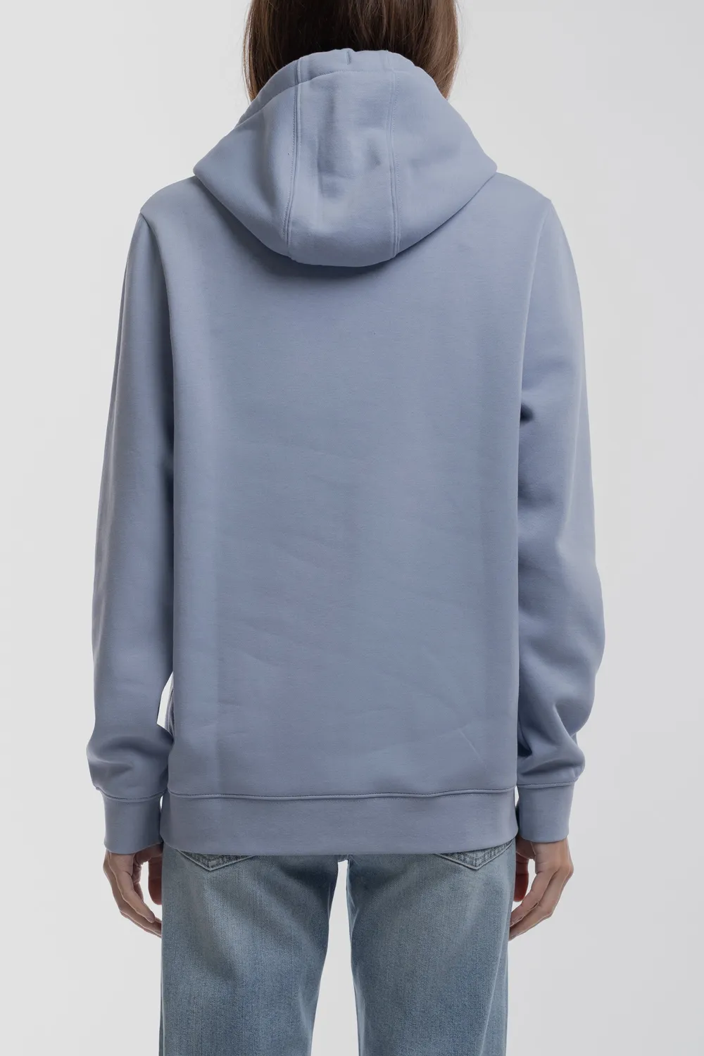 Teddy Smith S-Solene Hoody Felpa Cappuccio Azzurra Cotone