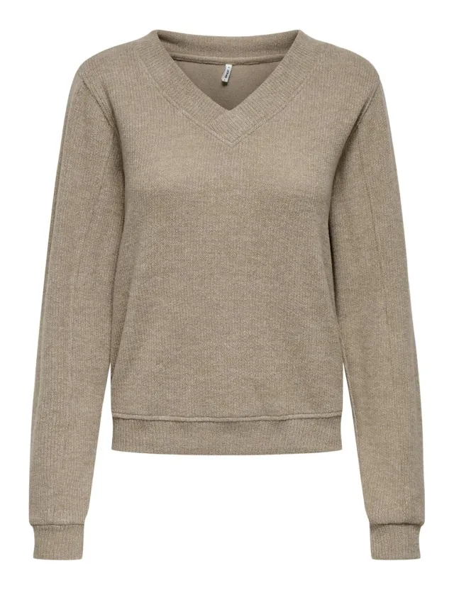 ONLY Onlpaola Top XL scollo a V jersey