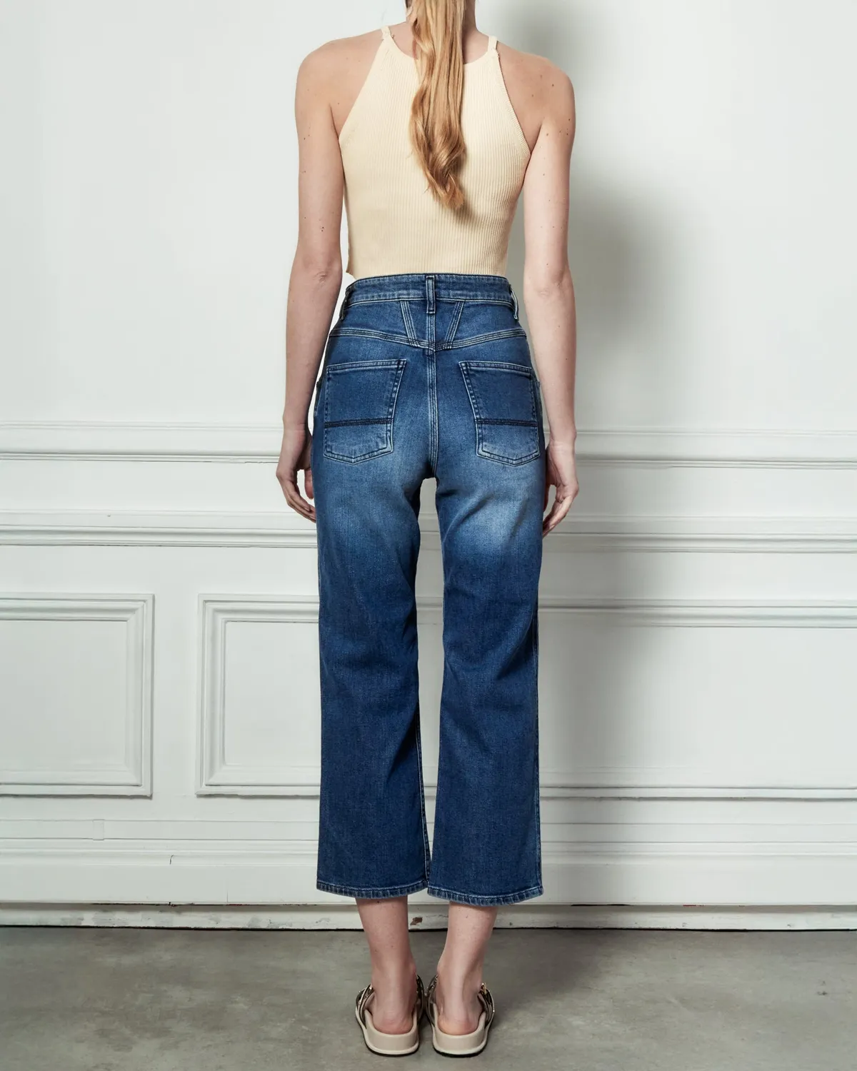 acquaverde Frida jeans dritti vintage 7/8