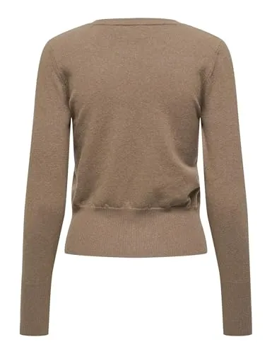 ONLY Onlama Life Button Cardigan Donna nero bottoni