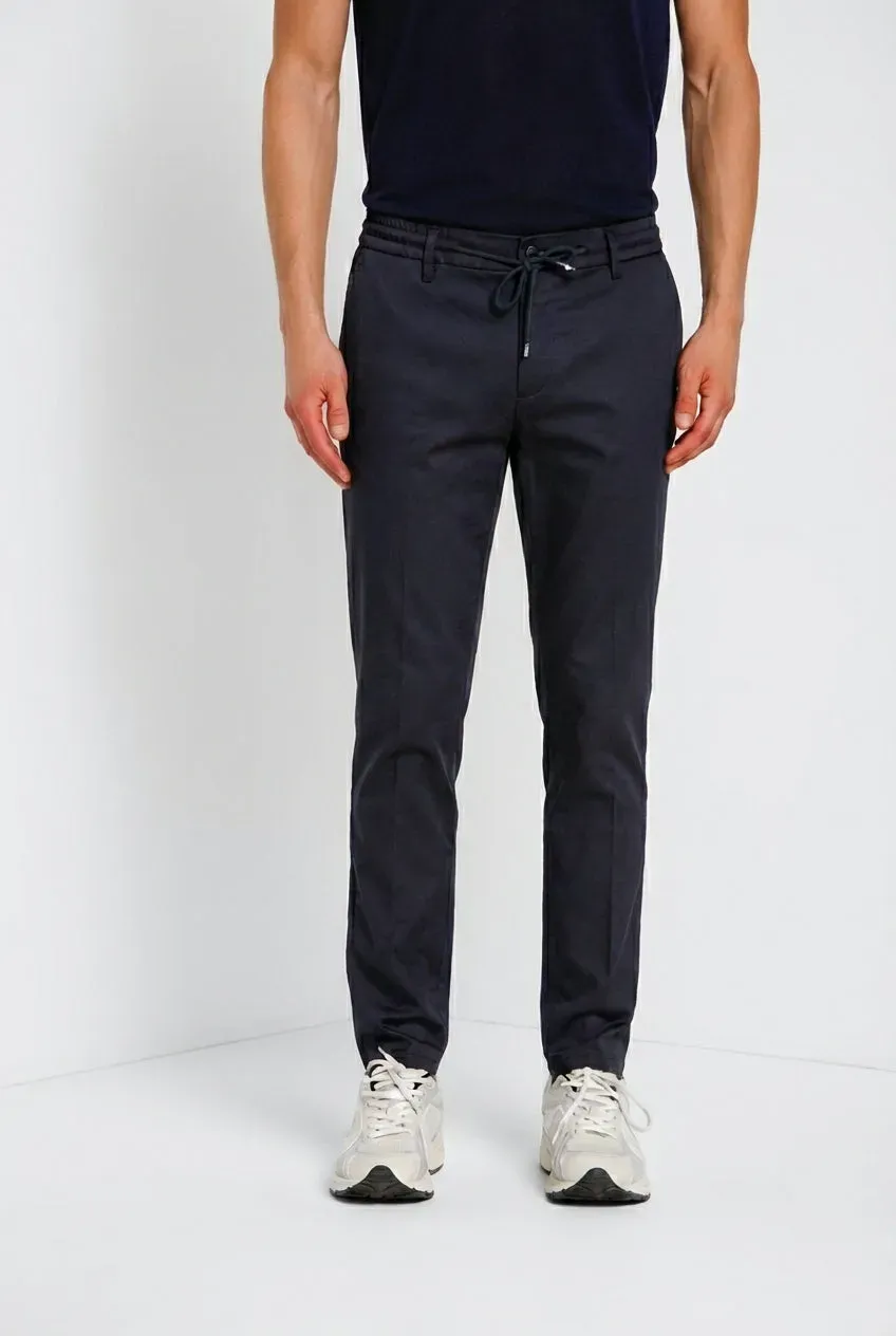 Mason's Milano Jogger Travel chino blu extra slim