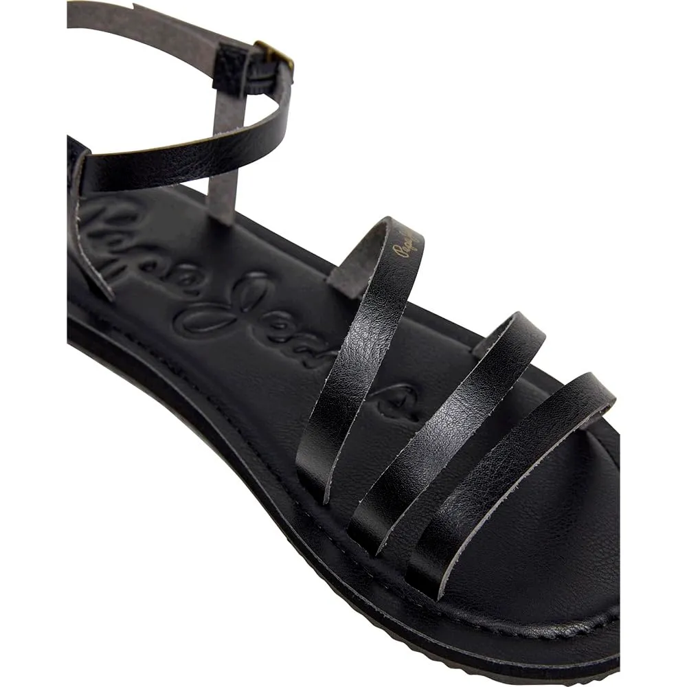 Pepe Jeans Rio Sand W sandali donna fibbia tabacco