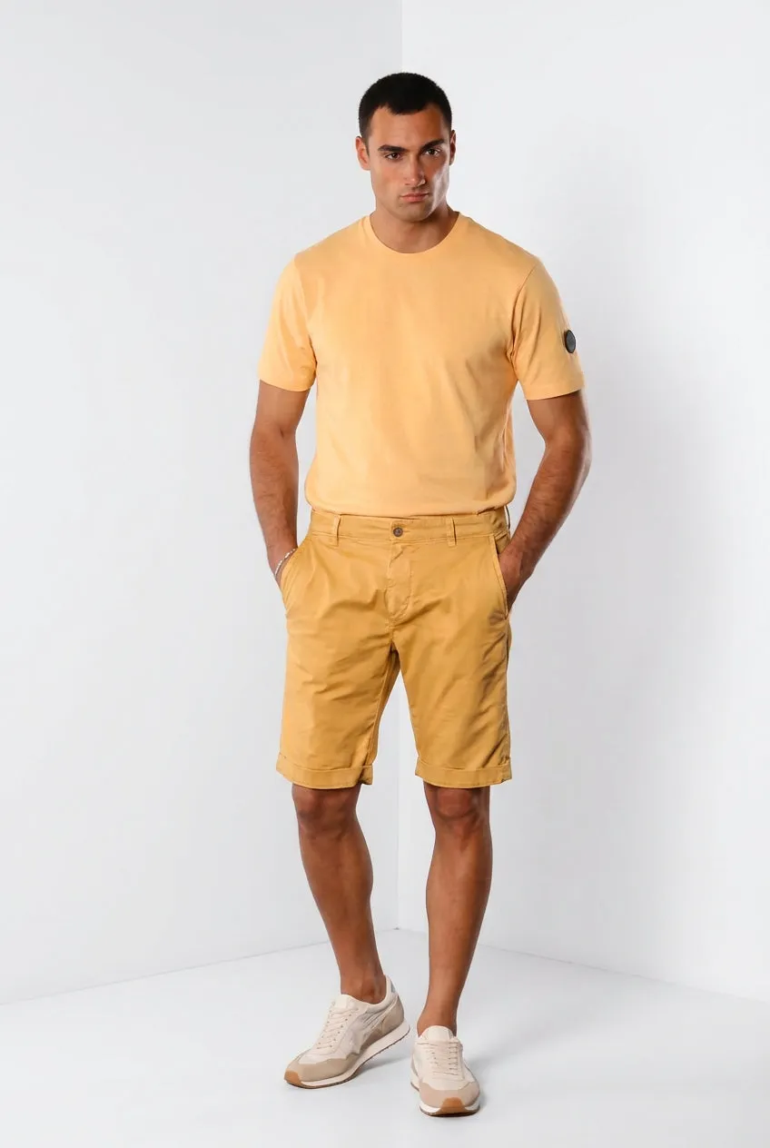 Mason's John Coolkhinos bermuda chino giallo stretch