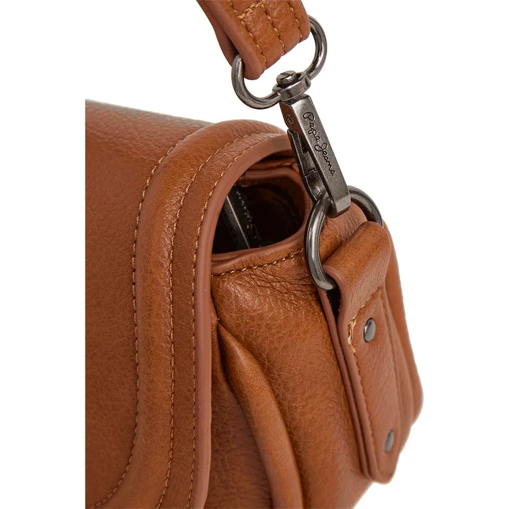 Pepe Jeans Crisha Code Borsa Donna Sella PU con Tracolla