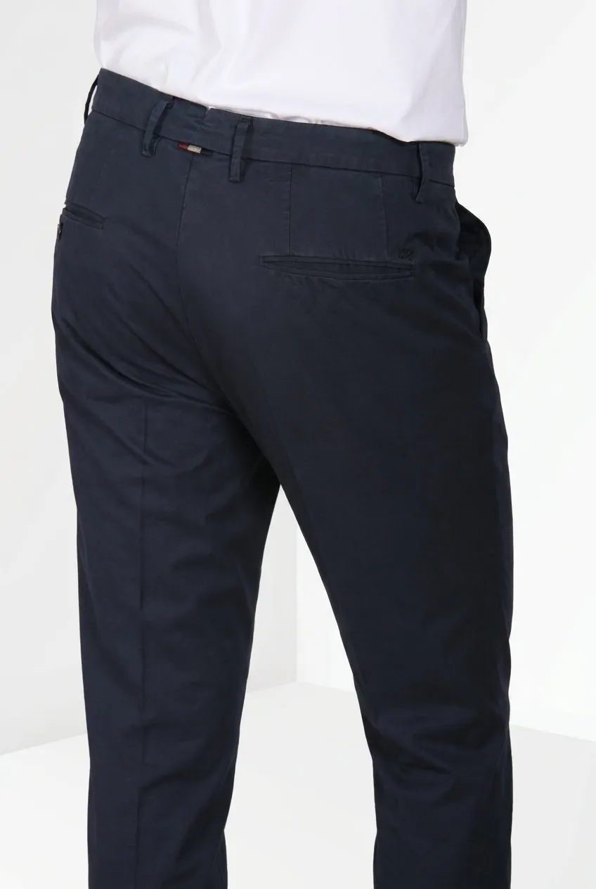 Mason's Boston chino uomo blu notte relaxed fit