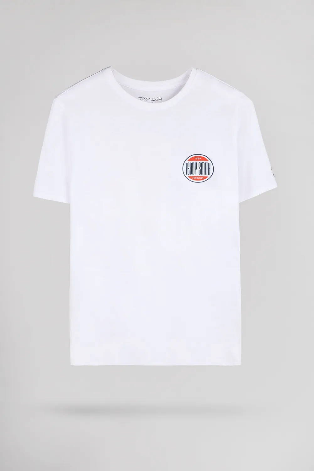 Teddy Smith T-Cars 1 t-shirt uomo bianca racing