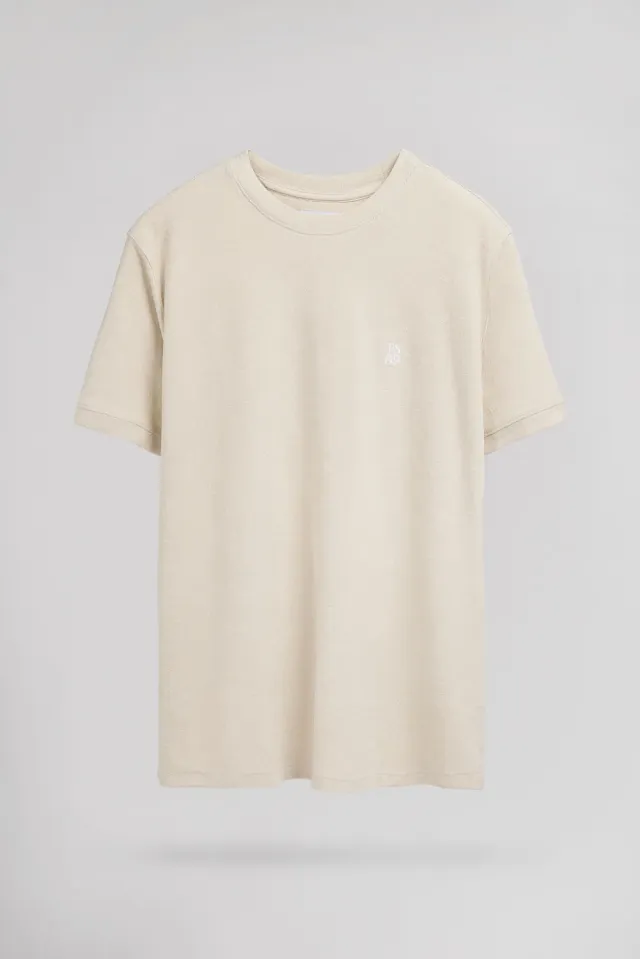 Teddy Smith T-Bobbles t-shirt uomo spugna cream