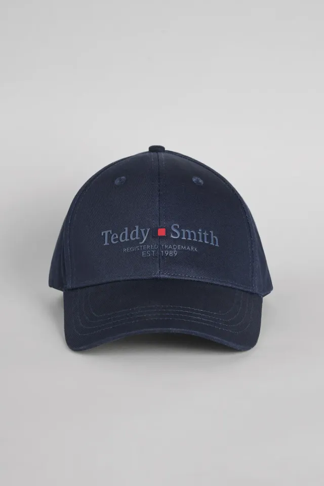 Teddy Smith C-Jim cappellino blu navy contrasto