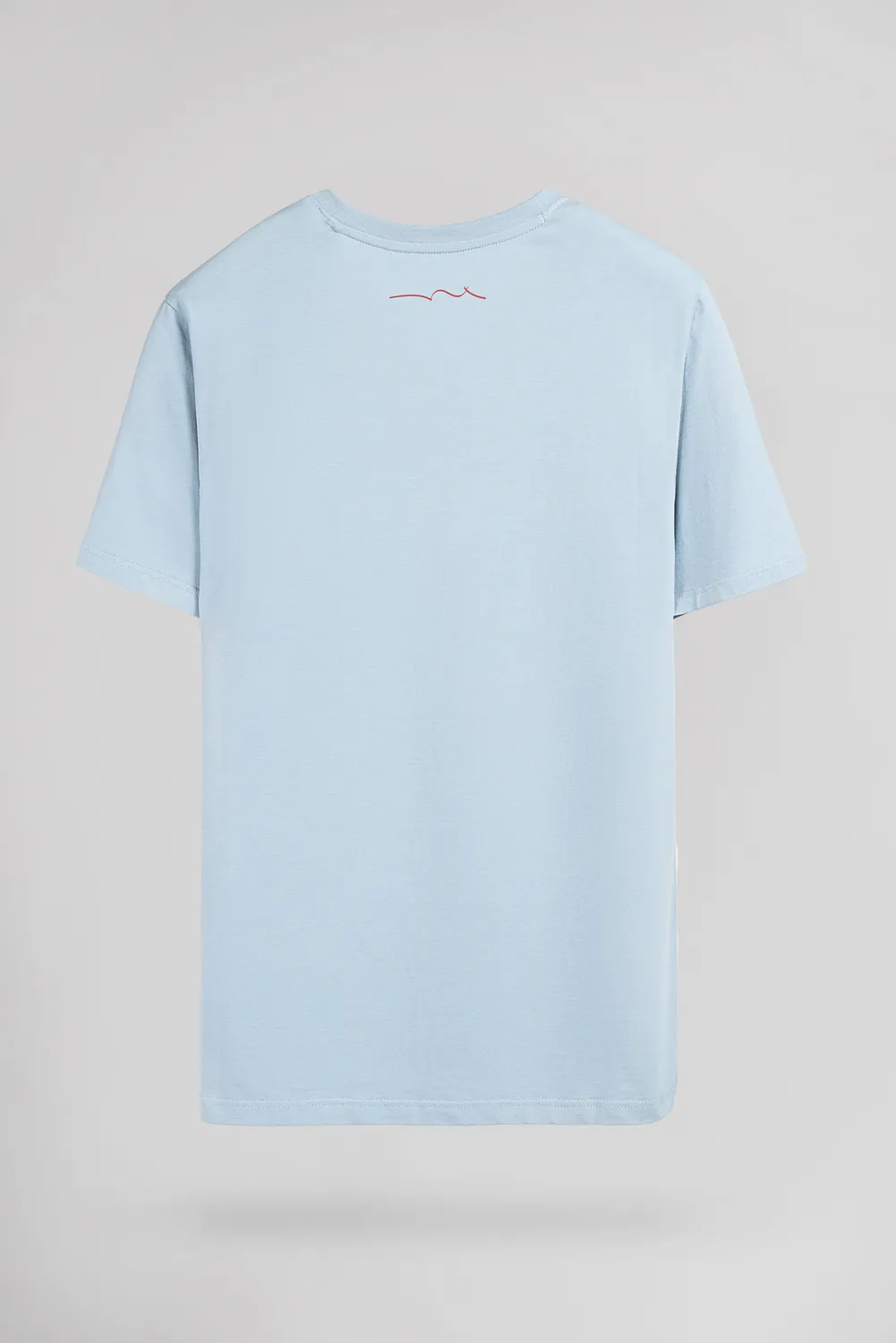 Teddy Smith Tawax 2 MC t-shirt scollo V blu pastello