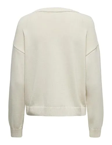 ONLY Onlelise Life LS O-Neck Knt maglia L manica lunga