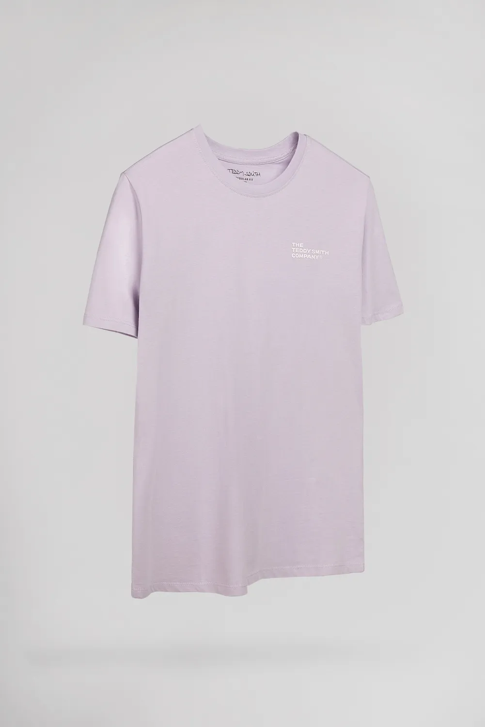 Teddy Smith T-Pany T-Shirt Cotone Lavanda Uomo