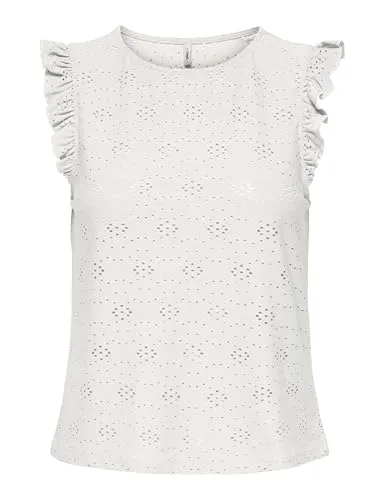 ONLY Onlsmilla top donna volant smanicato