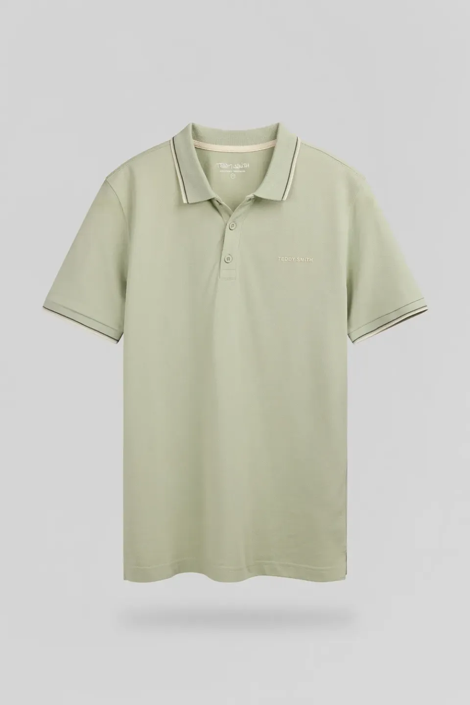 Teddy Smith Pasian 2 polo verde salvia 100% cotone