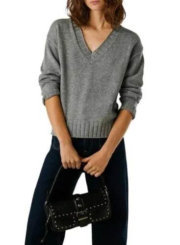 Pepe Jeans Cherice V Neck Maglia Donna Scollo V