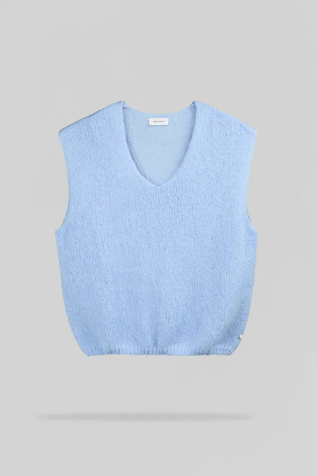 Teddy Smith P-Molia gilet donna azzurro